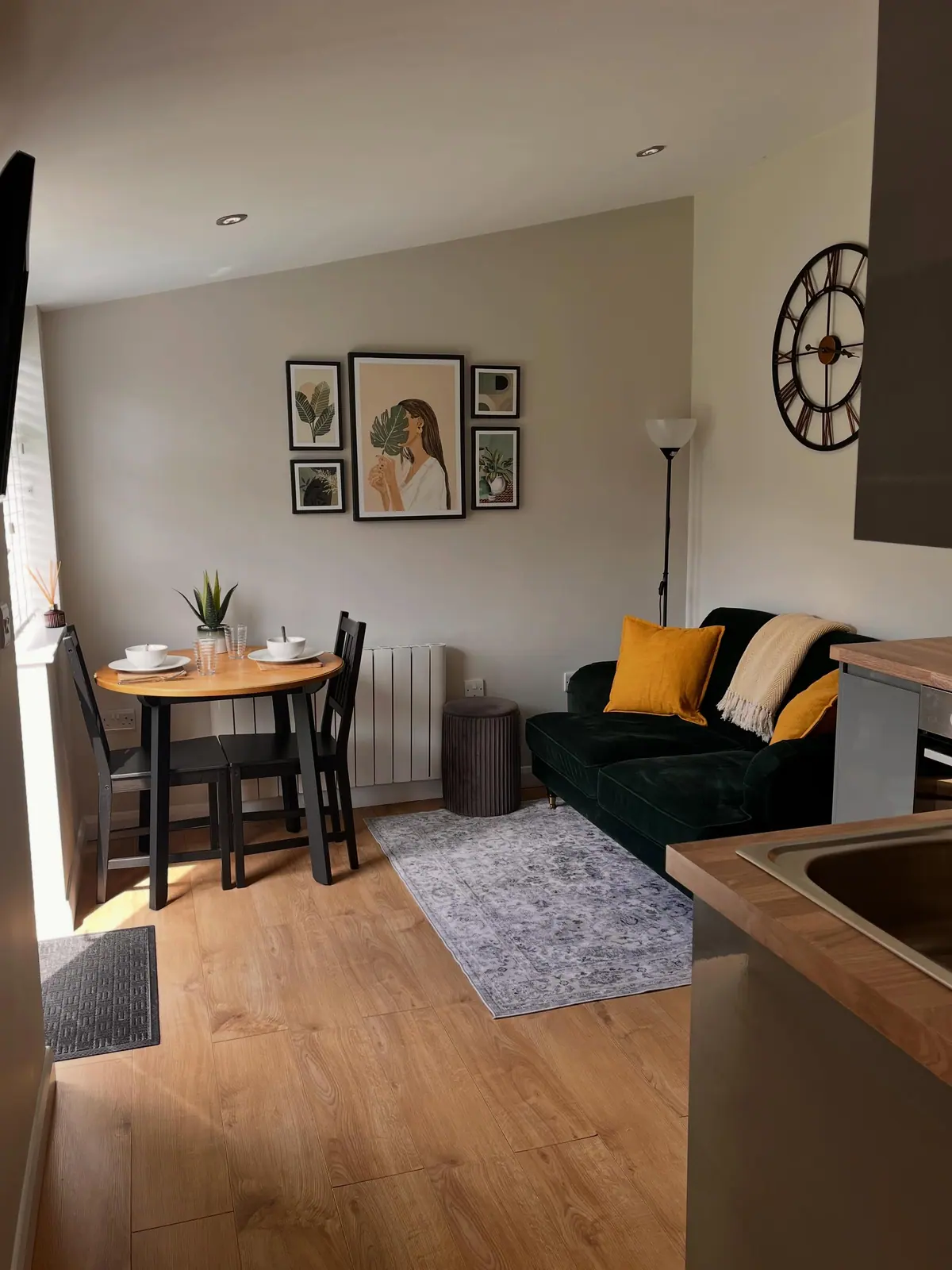 Open-plan interior view